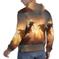 thumbnail image 6 of Sikiie Castle Cool Fire Dragon Men's Hoodie, Essentials Hoodie, Sweatshirt, Pullover Hooded Sweatshirt for Men-Medium, 6 of 7