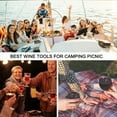 thumbnail image 3 of Wine Opener | Travel Portable Pocket Air Pressure Pump Wine Bottle Opener | Assemblable Design Corkscrew 7S Quick Bottle Opening | for Home, Restaurant, Party,Wine Lovers, 3 of 7