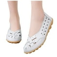 thumbnail image 3 of YLYL Womens Flats Leather Orthopedic Loafers Breathable Comfortable Slip-On Hollow out Soft Casual Shoes, 3 of 9