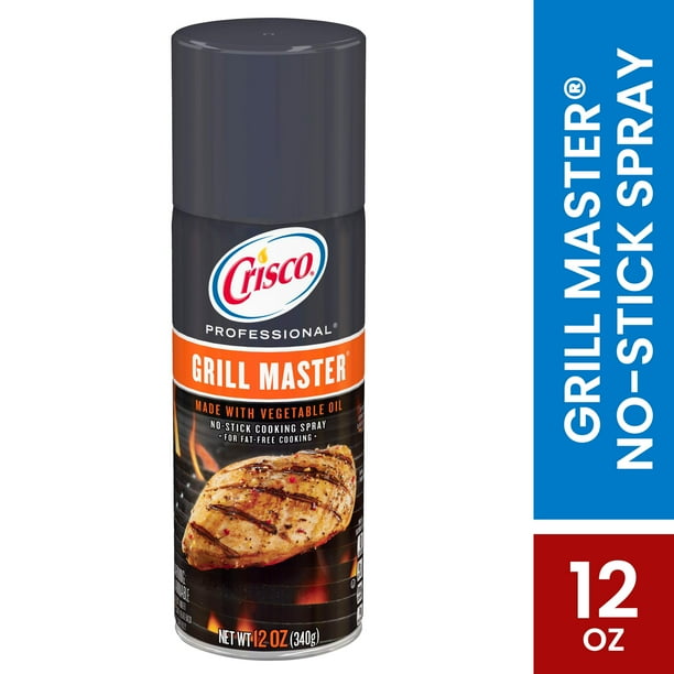 Crisco Grill Master NoStick Spray, 12 OZ