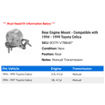 thumbnail image 2 of Rear Engine Mount - Compatible with 1994 - 1999 Toyota Celica 1995 1996 1997 1998, 2 of 2