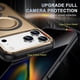 thumbnail image 5 of For iPhone 17 Pro Max Magnetic Case TPU + PC Shockproof Phone Cover with Dual Hole Kickstand -, 5 of 5