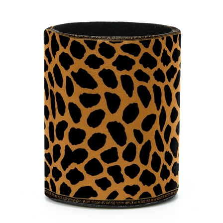 ERJLKXP Fashion Leopard Print Small Pen & Pencils Holder for Desk Organizer,Desktop Stationery Storage for Office Supplies, Pencils and Makeup Brush Holder