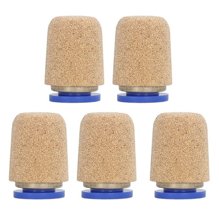 

5Pcs Brass Pneumatic Exhaust Muffler Silencer Impact Resistant Efficient Noise Reduction 30DB
