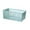 🍒 Green_Base#6180, variant on Plastic Stackable Storage Basket with Handles, Ventilated Rectangular Bin for Closet, Pantry, Kitchen and Bathroom Organization