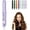 Light  Purple, variant on Wondolla Curling Iron, 2-in-1 Mini Curling Wand & Flat Iron Hair Straightener, Shunnie 3D Curling Iron for Short Hair, Pipiup CurlingIron, Mini Dual Purpose, for Travel, Rapid Heating (Dark Purple)