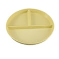 thumbnail image 3 of Divided Plates, 3 Compartment Reusable Lightweight for Dinner Food Grade PP tray Training Kids yellow, 3 of 9