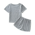thumbnail image 3 of TAIAOJING Kid Toddler Girl Clothes Baby Sports T Shirt Tops+ Shorts 2PCS Tracksuit Set Baby Girl Outfits 3-4 Years, 3 of 8