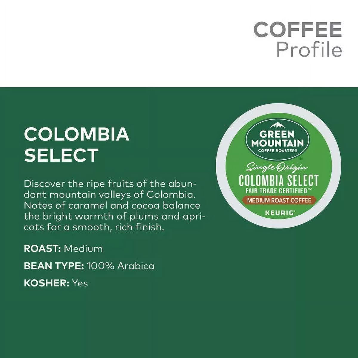 Green Mountain Coffee Colombia Select, Medium Roast, 96 K-Cup Pods