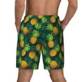thumbnail image 2 of Rocae Pineapples with Palm Leaves for Men's Swim Trunks Quick Dry With Two Side Pockets and One Lined Patch PocketMedium, 2 of 9