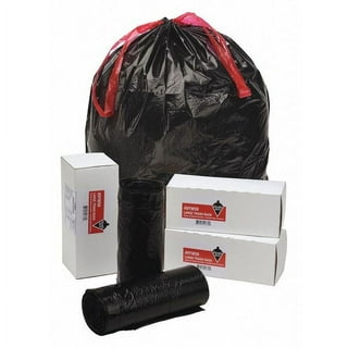 Tough Guy 4KN36 Trash Bags,60 gal.,Clear,PK200