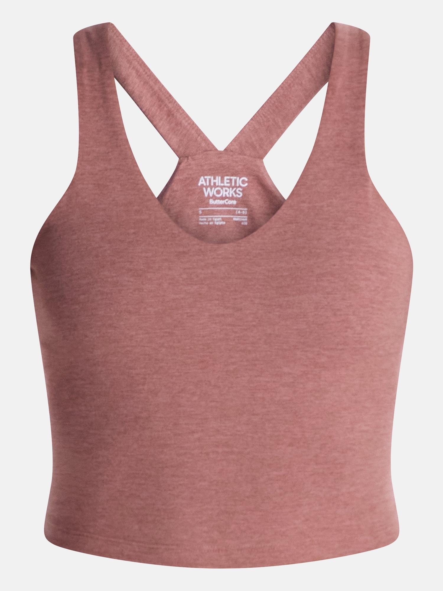 Athletic Works Women's ButterCore Bra Tank Top, Sizes XS-XXXL
