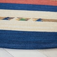 thumbnail image 3 of SAFAVIEH Montauk Benson Southwestern Cotton Area Rug, Blue/Red, 6' x 6' Round, 3 of 9