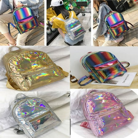 Mini Backpack Bag Fashion Sequins Backpack Girls Women School Mini Bag Travel Rucksack Shoulder Bags ()