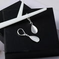 thumbnail image 3 of JUSIP 925 Sterling Silver Teardrop Dangle Earrings for Women Leverback Drop Dangle Earrings Jewelry Hypoallergenic Sterling Silver Teardrop Earring for Women Gifts, 3 of 6