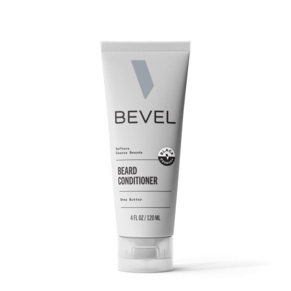 Acondicionador de barba biselado para hombres – Suavizante de barba con aceite de coco, manteca de karité y aloe vera suaviza y acondiciona la barba para ayudar a reducir la rotura 4 oz