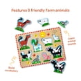 thumbnail image 6 of Melissa & Doug Farm Animals Sound Puzzle - Wooden Peg Puzzle with Sound Effects (8 Pcs), 6 of 10