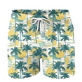 thumbnail image 4 of PNTUTB Men's Summer Fashion Printed Elastic Waist Drawstring Loose Comfortable Beach Casual Shorts with Pockets, 4 of 5