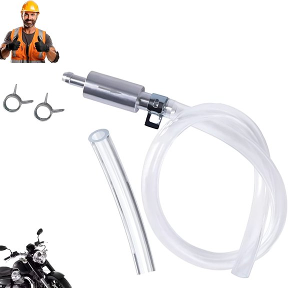 ZEPARO Brake Bleeder Hose One Way Check Valve, One Way Check Valve Tube Bleeding Tool Kit for Hydraulic System Bleeding, One Man Hydraulic Motive Brakes Nozzle Clamps