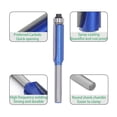 thumbnail image 4 of Fresa para carpintería broca enrutadora de corte al ras resistente al calor vástago afilado de 1/4 con rodamiento para tableros de madera ANGGREK Otros, 4 of 8