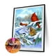 thumbnail image 2 of Cuadros Decorativos 5D Rhinestone Snowy Bird Art Full Round Drill Diamond Painting Set Decoración para el hogar Ndcxsfigh Nuevos Originales, 2 of 9