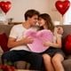 thumbnail image 5 of Almohada en Forma de Corazón 40 × 30cm Imitación Almohada de Pelo Cojín de Sofá en Forma de Corazón para la Sala de Estar, 5 of 6