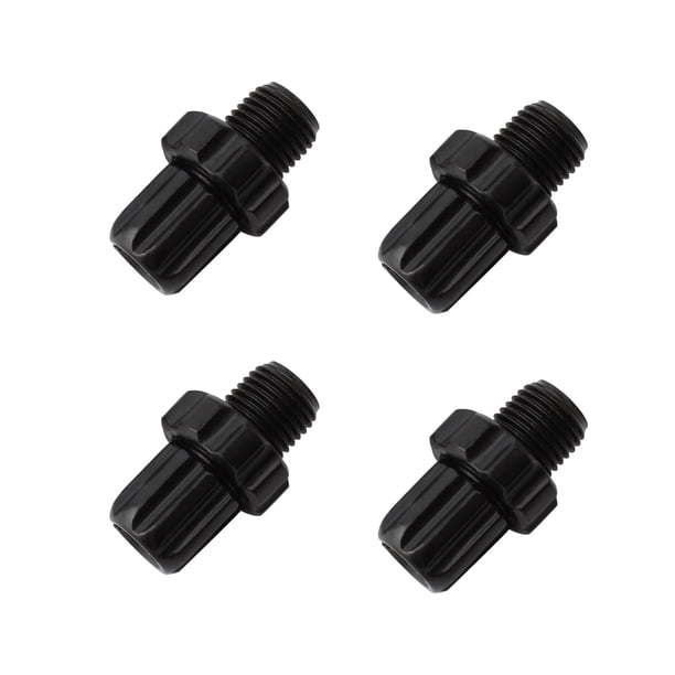 Eigraketly 4X Tornillos para bicicleta Bicicletas de montaña resistentes al desgaste Componentes para ciclismo Negro Ciclismo Negro Eigraketly OD020091-01