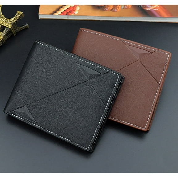 OATIPHO Coffee Mens Wallet with Multiple Dividers for Business Cards Cash and Small Items