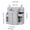 Dark Gray, variant on Crib Storage Organizer, Multifunctional Washable Hanging Diaper Storage Rack, Nursery b’aby Crib Hanging Bag, Space‑Saving Holder for Diapers, Wipes, Toiletries & b’aby Essentials Use