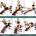 Goplus MultiFunctional Foldable Weight Bench Adjustable Situp Board w