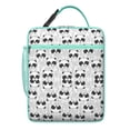 thumbnail image 5 of Giant Panda Insulated Lunch Box Student Reusable Lunch Bag with Front Pocket Lunch Box Containers School Hiking, 5 of 6