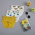 thumbnail image 2 of EnJoCho 3PCS Boys Cotton Underwear Ultra Soft Triangle Cut Stretchable Waistband Playful Cartoon Prints for Active Toddlers 2-8 Years, 2 of 4
