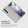thumbnail image 3 of Compatible S Pen Case for Galaxy Z Fold 5 Case, Z Fold 5 Matte Case Ultra-Thin Silky Liquid PC Bumper Phone Cover Case for Samsung Galaxy Z Fold 5 (2023) Light Gray, 3 of 14