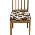 thumbnail image 2 of Cow Hide Print Square Chair Seat Cushion Cover for High Chairs Anti-Scratch Outdoor Chair Seat Slipcover Fashion Dining Room Chair Cushion Cover Home Accessories, 2 of 5