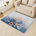 thumbnail image 2 of Flowers Rugs for Living Room Bedroom - Colorful Rug 3x5 - Plant Carpet for Home Decor - Washable Non Slip Patterned Indoor Small Area Rug - Soft & Low Pile (ZN&266), 2 of 7