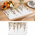 thumbnail image 6 of Eucalyptus Leaf Placemats Set of 4 Brown Leaves Place Mats Table Mats Kitchen Dining Home Outdoor Party Table Decoration, 6 of 9
