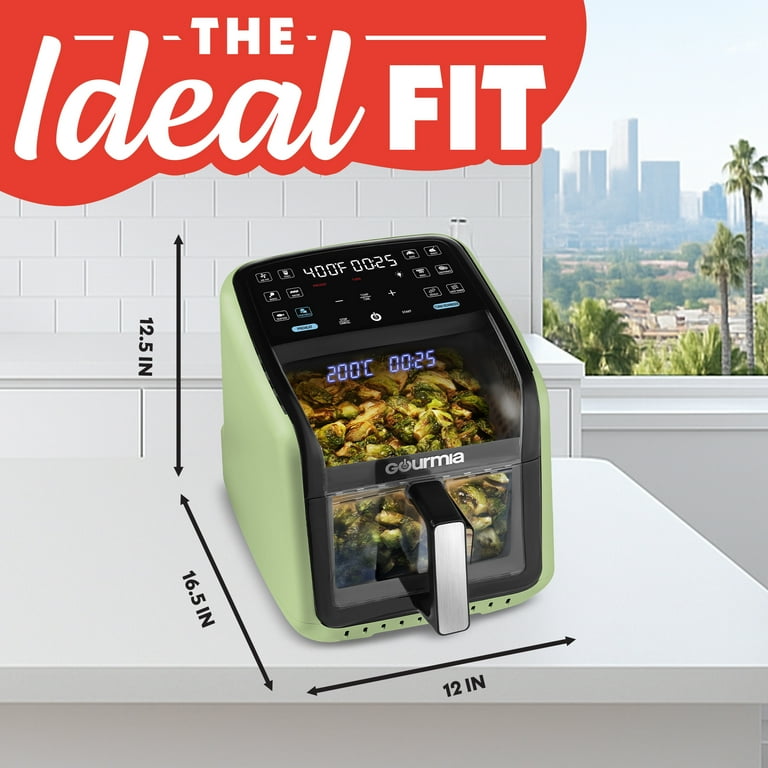 Gourmia Panorama 7-QT Digital Air Fryer with Panoramic View