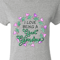 thumbnail image 4 of Inktastic I Love Being a Great Grandma Circle of Hearts Women's T-Shirt, 4 of 5