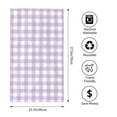 thumbnail image 4 of Kll Purple Checkboard Ultra Absorbent & Soft Hand Towels For Bath, Hand, Face, Gym And Spa-27.5x16in, 4 of 9
