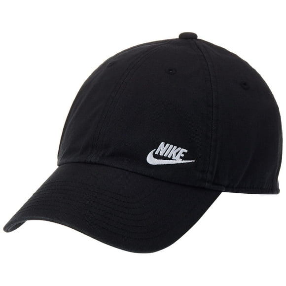 NIKE Women's Heritage86 Futura Classic Cap, Black/White, One Size