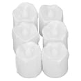 thumbnail image 6 of 6-Pack LED Candle Lights - Simulated Flickering Tea Lights for Romantic Weddings and Corridors, 6 of 8