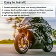 thumbnail image 7 of 15mm Motorcycle Slider Frame Aluminum Alloy Plastic Wheel Fairing Protection Crash Pad Protector Guard 46mm 74mm Gold Tone 2 Pcs, 7 of 7