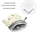 thumbnail image 6 of Cauagu Gold Christmas Tree Print Oven Mitts and Pot Holders 4 pcs Set,Extra Thicken Long Kitchen Oven Glove Potholders BBQ Gloves-Oven Mitts and Pot Holders(11 Inch), 6 of 6
