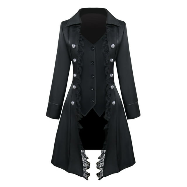 WEIYLL Womens Fleece Jackets Fashion Solid Color Long Sleeve Triple Black Fall Coats Size 2XL