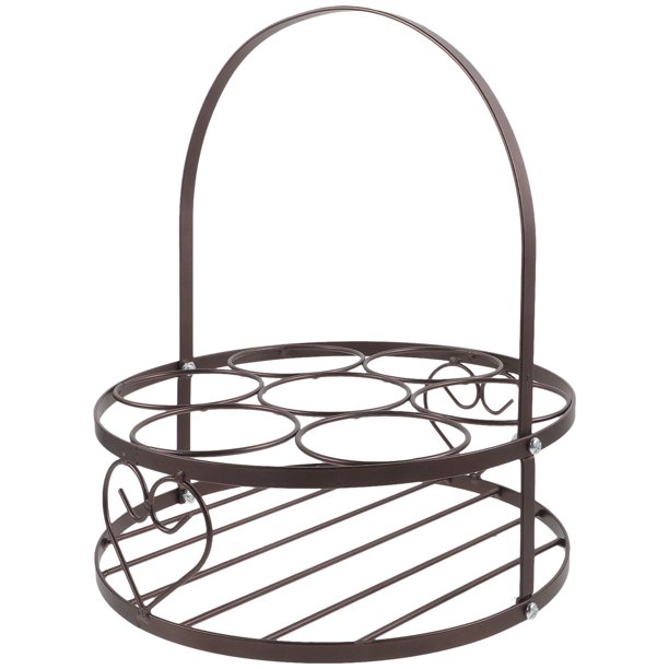 unbranded Cesta De Almacenamiento Para De Cerveza En Acero Inoxidable Marrón Para Bares Y Restaurantes