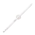 thumbnail image 2 of 6.7mm Oxidized .925 Sterling Silver Silver Flat Link Bracelet, 8.5 inches, 2 of 7