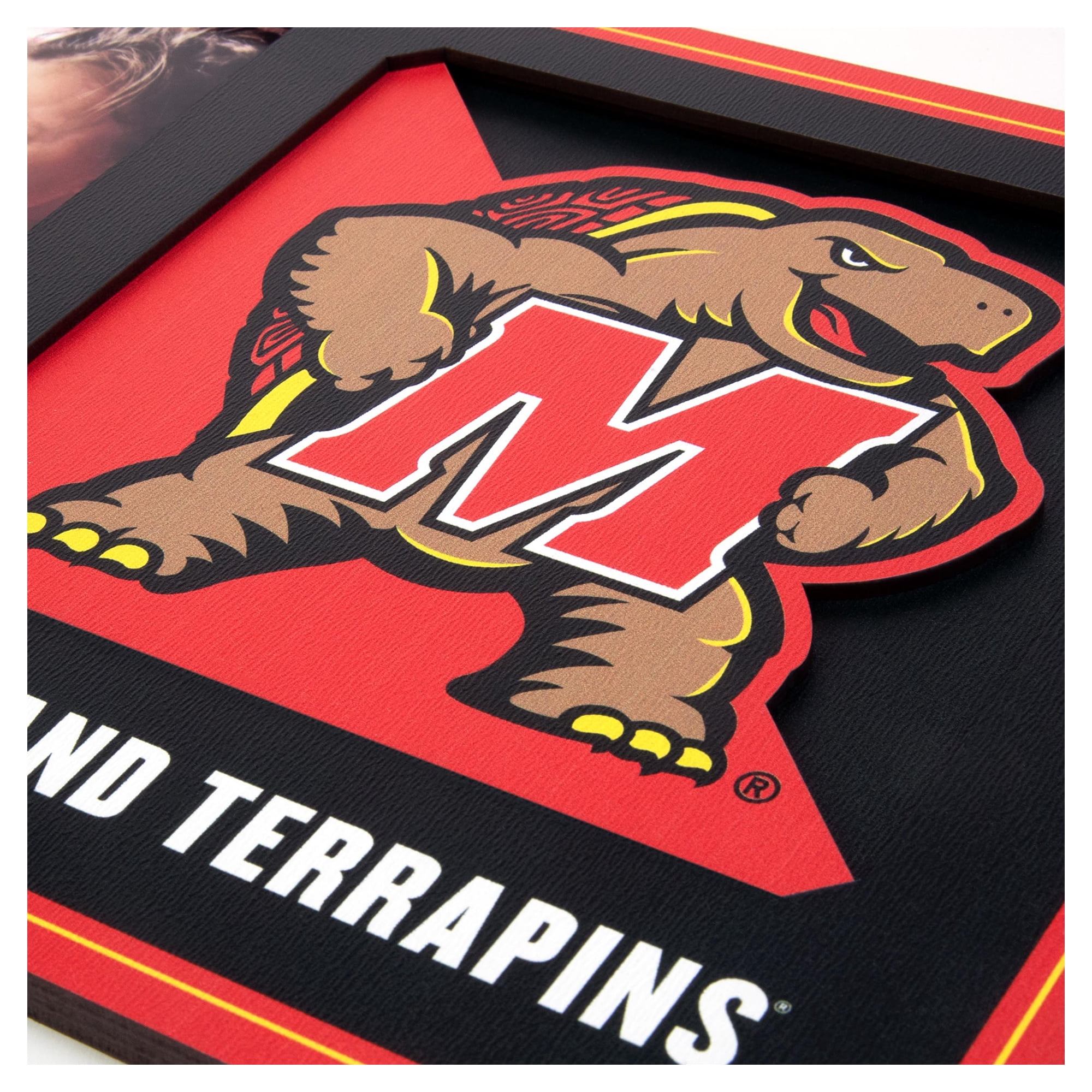 IDNA Maryland Terrapins 3D Logo Series Picture Frame