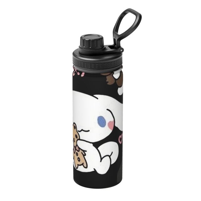 Kuromi Sports Botella de agua aislada de acero inoxidable Taza portátil Botella de agua para exteriores Moda Viajes Fitness Estudiantes\r\n Talla única.