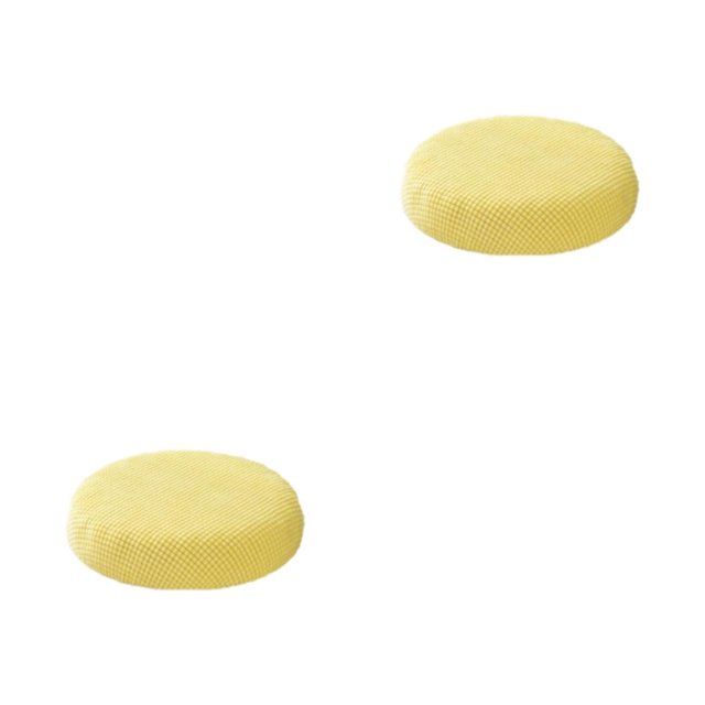Redempat Seat Covers Grippers Backing And Elastic Band For Versatile On Most Stools yellow 2Set