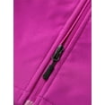 thumbnail image 5 of KVE Women's Hooded Softshell Vest Fleece Lined Windproof Zip Up Sleeveless Jacket Lightweight Coat for Running Purple X-Large, 5 of 9